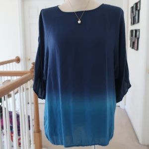 Lou & Grey Oceanic Top Tie Dye Blouse L
